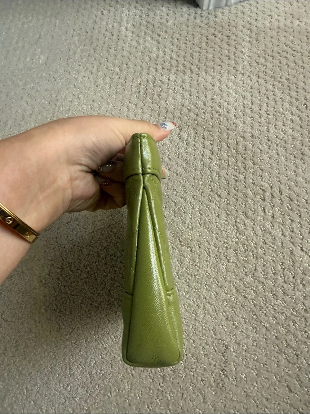 Chanel nano 31 matcha green